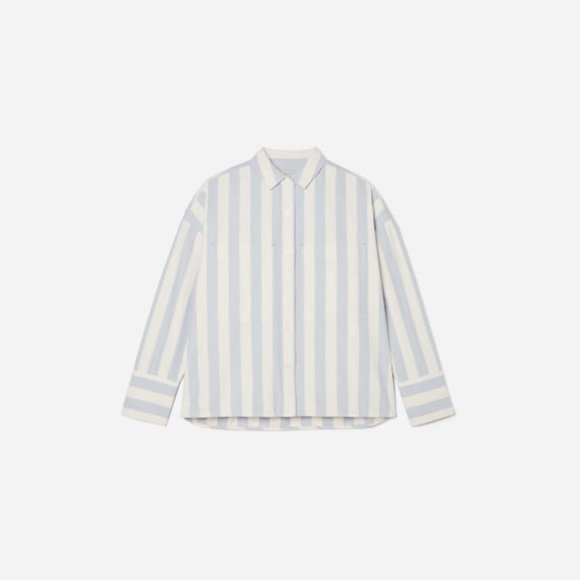 Not available until 3/26
 Everlane  Blue and White Striped Button Down Shirt - Picture 5 of 5